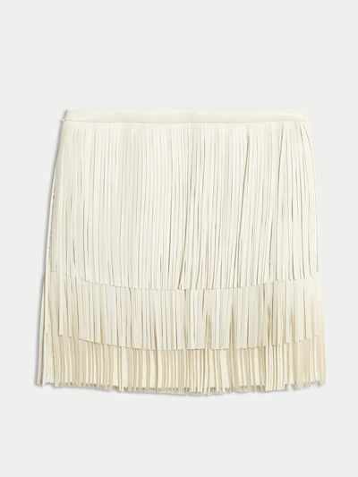 Marks & Spencer Fringe detail mini skirt at Collagerie