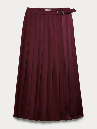 Jaeger Pleated midaxi skirt at Collagerie