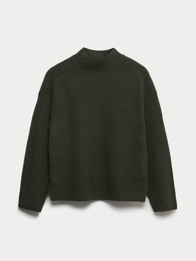 Marks & Spencer Lambswool blend funnel neck jumper at Collagerie