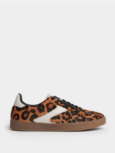 Marks & Spencer Leather leopard print trainers at Collagerie