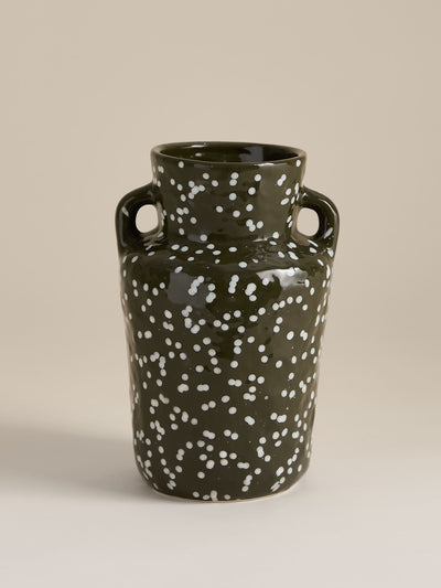 Marks & Spencer Medium splatter ceramic vase at Collagerie
