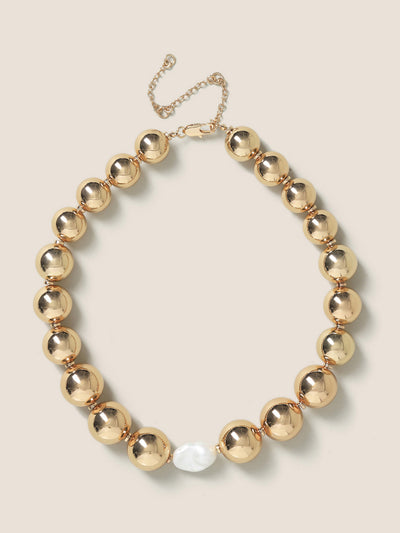 Marks & Spencer Pearl ball necklace at Collagerie