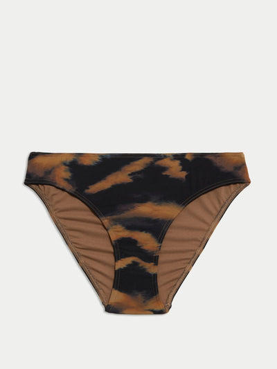 Marks & Spencer Printed high leg bikini bottoms at Collagerie