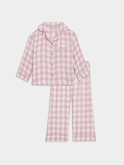 Marks & Spencer Pure cotton gingham pyjamas at Collagerie