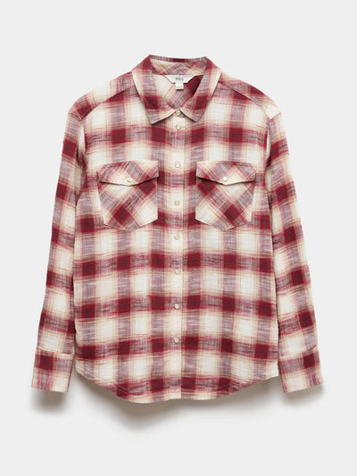 Marks & Spencer Pure cotton western checked shirt at Collagerie
