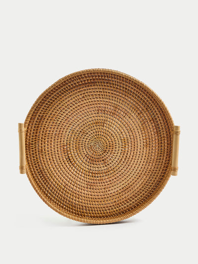 Marks & Spencer Rattan tray at Collagerie