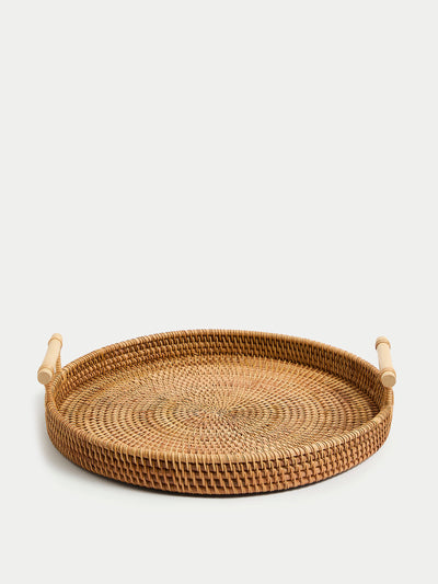 Marks & Spencer Rattan tray at Collagerie