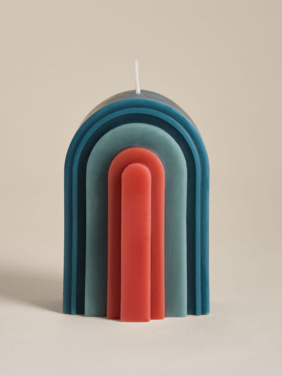 Marks & Spencer Retro arch shape candle at Collagerie