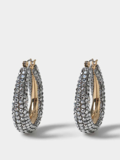 Marks & Spencer Rhinestone oval hoop earrings at Collagerie