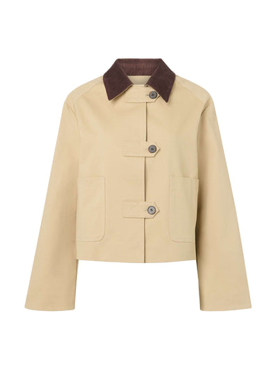 Whistles Cotton rich utility jacket at Collagerie