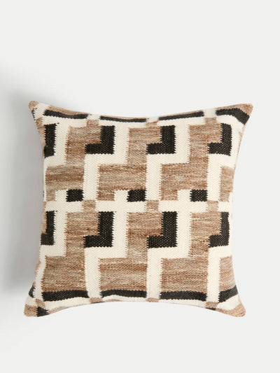 Marks & Spencer Wool blend geometric cushion at Collagerie