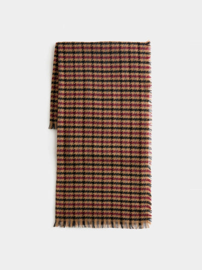 Marks & Spencer Woven checked fringed scarf at Collagerie
