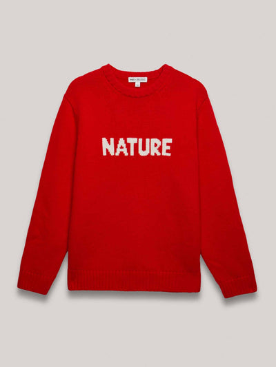 MS X Bella Freud Merino wool nature oversized jumper with cashmere at Collagerie