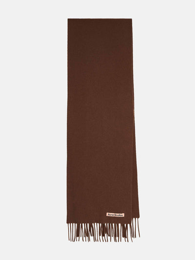 Acne Studios Fringed wool scarf at Collagerie