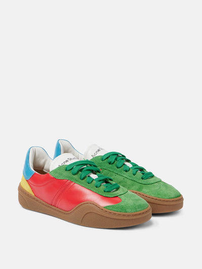 Acne Studios Leather and suede sneakers at Collagerie