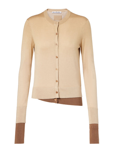 Acne Studios Silk, wool, and cashmere cardigan at Collagerie