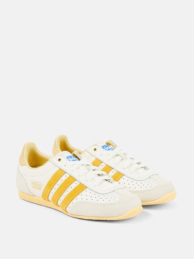 Adidas Japan suede-trimmed leather sneakers at Collagerie