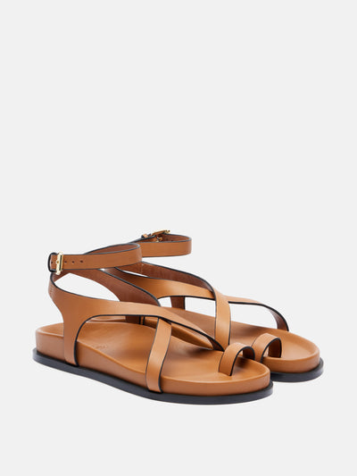 A.Emery Jalem Slim leather sandals at Collagerie