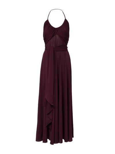 Alaïa Draped halterneck maxi dress at Collagerie