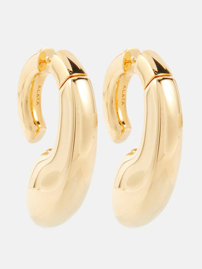 Alaïa Drip gold-plated earrings at Collagerie