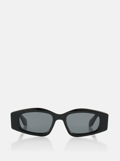 Alaïa Logo rectangular sunglasses at Collagerie