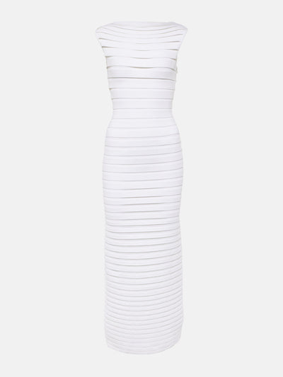 Alaïa Pleated midi dress at Collagerie