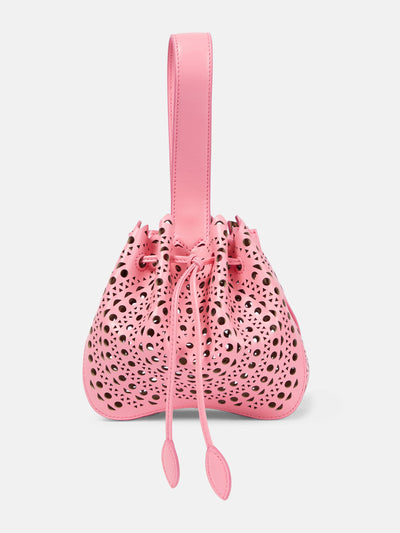 Alaïa Rose Marie leather bucket bag at Collagerie