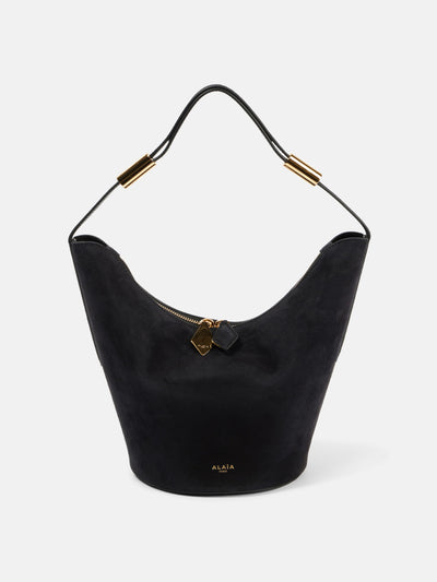 Alaïa Small suede shoulder bag at Collagerie