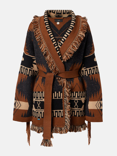 Alanui Dreamscape wool-blend cardigan at Collagerie