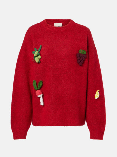 Alémais Fruitto alpaca, mohair, and wool-blend sweater at Collagerie