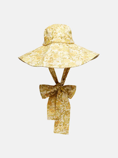 Alémais Gabriella floral linen sun hat at Collagerie