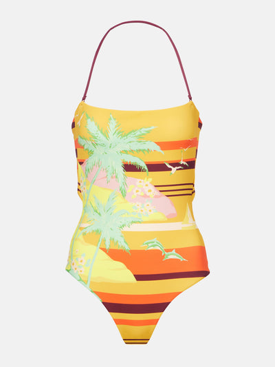 Alémais Printed swimsuit at Collagerie