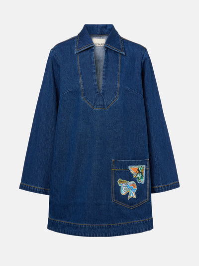 Alémais Speedy denim mini dress at Collagerie