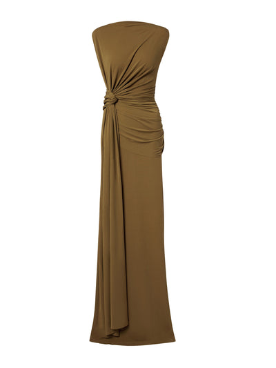 Alex Perry Draped crêpe jersey gown at Collagerie
