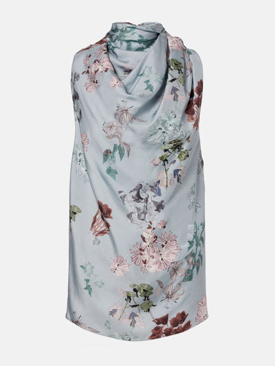 Altuzarra Sleary floral draped silk top at Collagerie