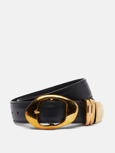 Amanu Grumeti leather belt at Collagerie