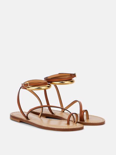 Amanu Kalahari leather sandals at Collagerie