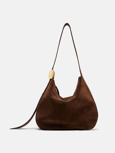 Amanu Zambia suede shoulder bag at Collagerie