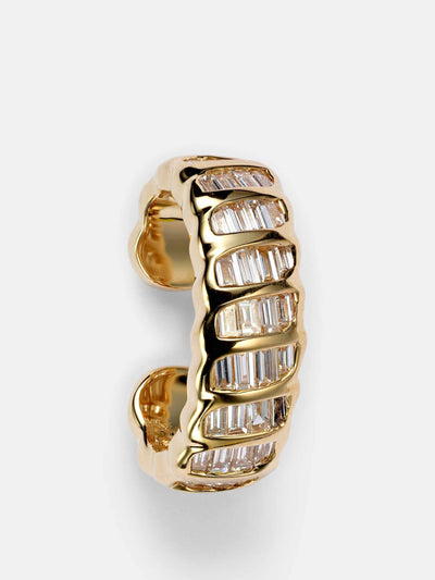 Anita Ko Zoe 18kt gold ear cuff with diamonds at Collagerie