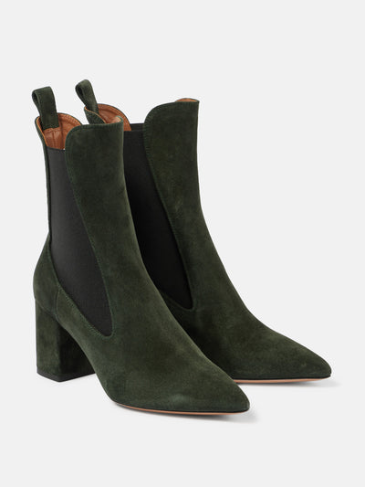 Paris Texas Anja 70 suede ankle boots at Collagerie