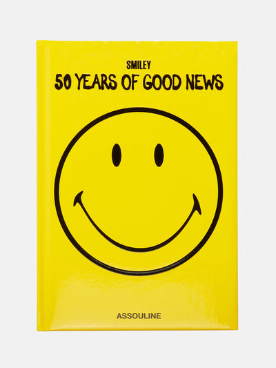 Assouline Smiley: 50 Years of Good News book at Collagerie