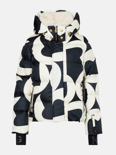 Bogner Maja printed down ski jacket at Collagerie