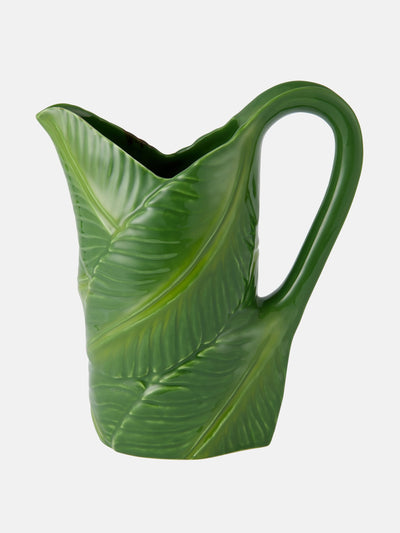 Bordallo Pinheiro Banana Da Madeira ceramic pitcher at Collagerie