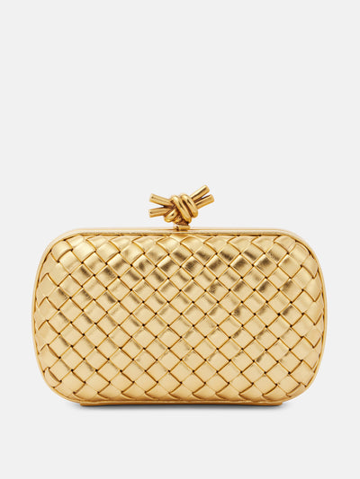 Bottega Veneta Knot Small leather clutch at Collagerie