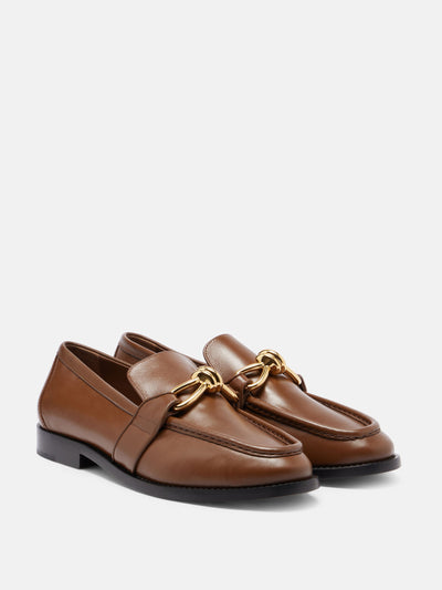 Bottega Veneta Astaire Knot leather loafers at Collagerie