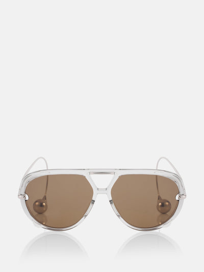 Bottega Veneta Aviator sunglasses at Collagerie