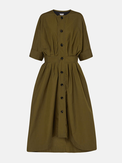 Bottega Veneta Cotton canvas shirt dress at Collagerie