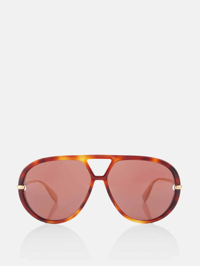 Bottega Veneta Drop aviator sunglasses at Collagerie