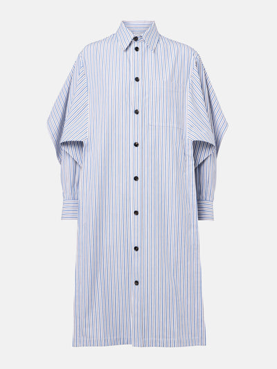 Bottega Veneta Striped cotton shirt dress at Collagerie