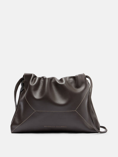 Brunello Cucinelli Mini leather crossbody bag at Collagerie